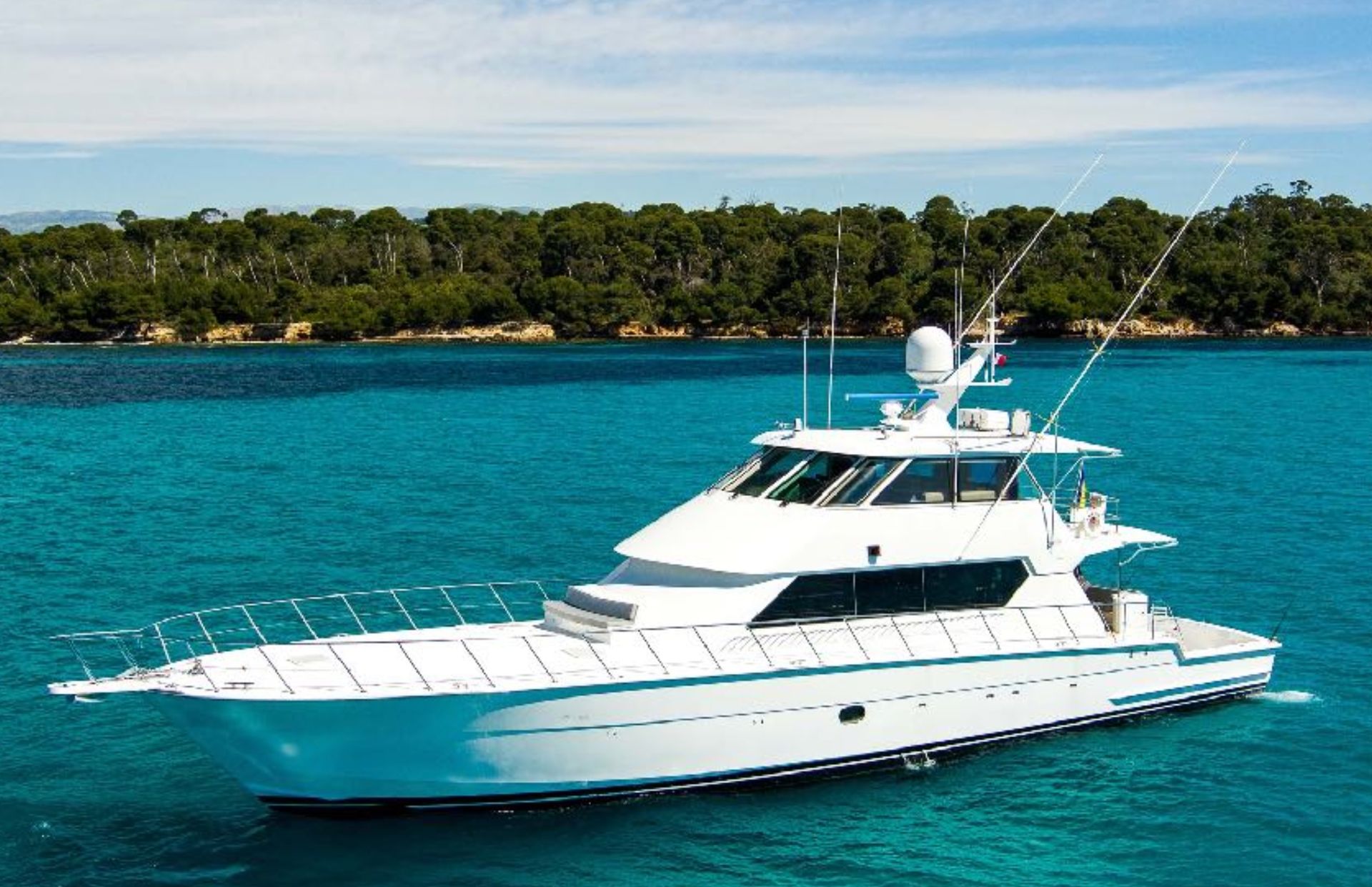 2002 hatteras 86' — à vendre — Road Town, British Virgin Islands — photo 1 sur 22