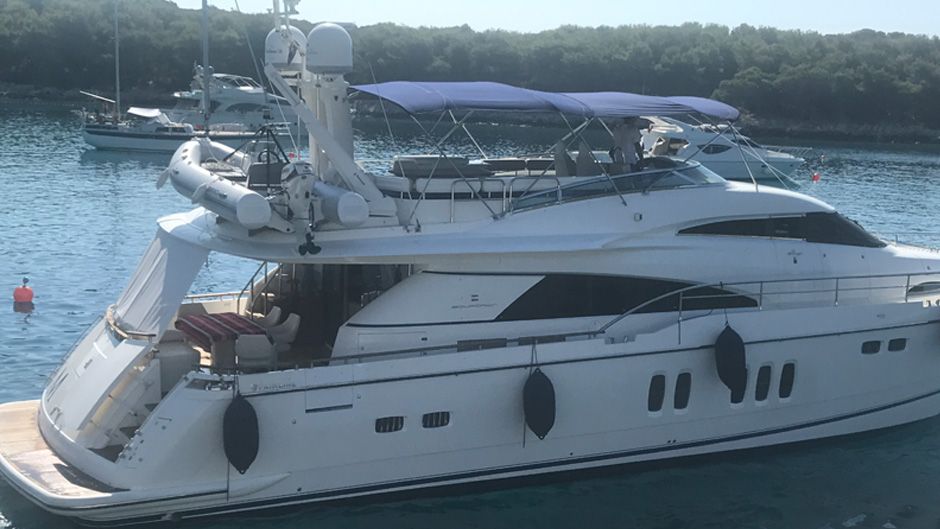 2004 Fairline Squadron 74 — à vendre — Sibenik, Croatia — photo 1 sur 8