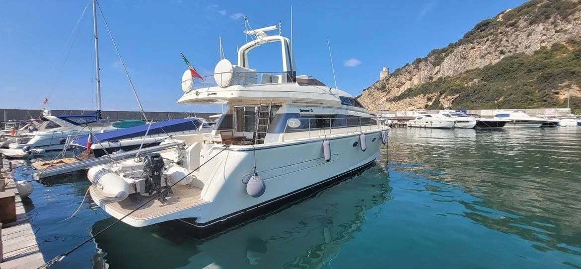 1991 Posillipo Rizzardi Tecnema 52 — for sale — Santo Stefano al Mare, Italy — photo 1 of 9