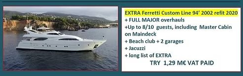 2002 Ferretti Custom Line 94 — na sprzedaż — Italy — photo 1 of 1