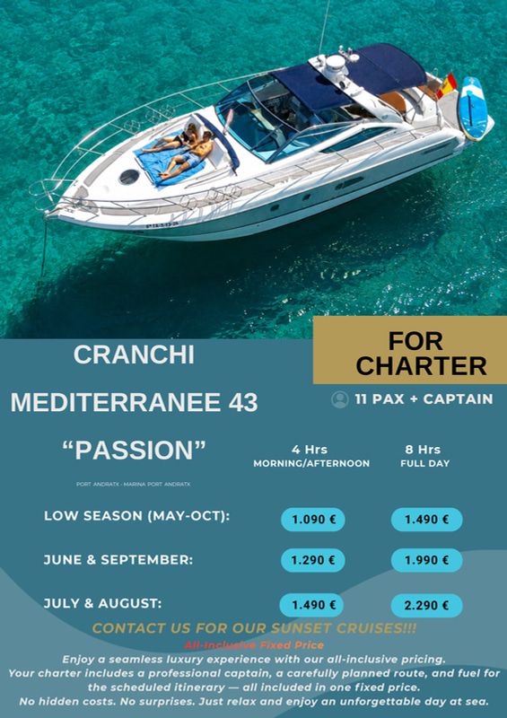 2020 Cranchi Mediterranee 43 — te huur — Port Andratx - Marina Port Andratx, Spain — photo 1 of 6
