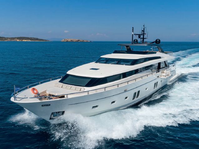 2018 Sanlorenzo SL106 — zu chartern — Greece — photo 1 of 25