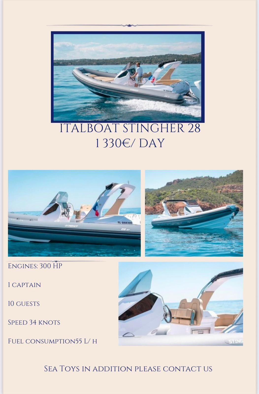 2021 Italboats Stingher 28 — en alquiler — Saint Tropez, France — photo 1 of 1