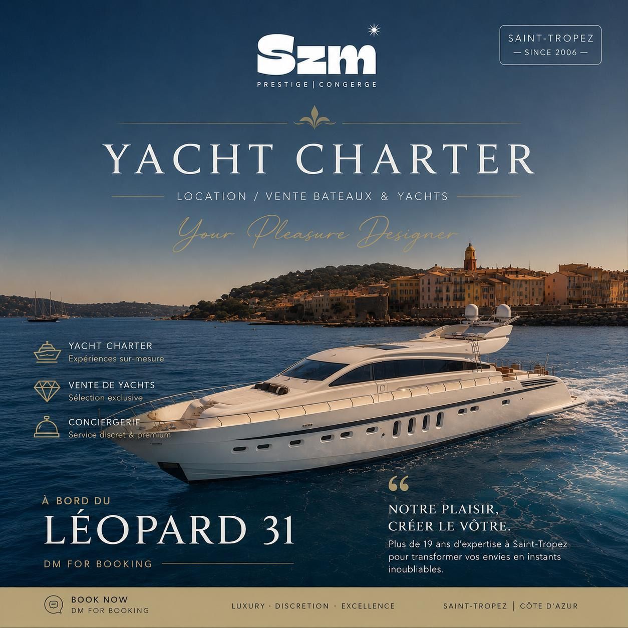 2003 Leopard 31 — en alquiler — Saint Tropez, France — photo 1 of 1